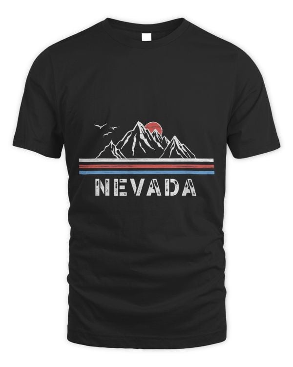 Nevada NV State Tee Mountains Vacation Lake Tahoe Las Vegas 29
