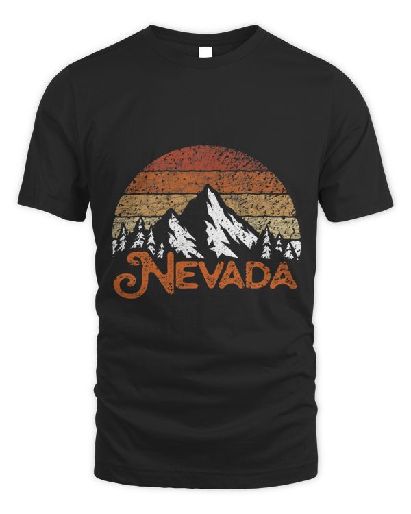 Nevada NV State Tee Mountains Vacation Lake Tahoe Las Vegas