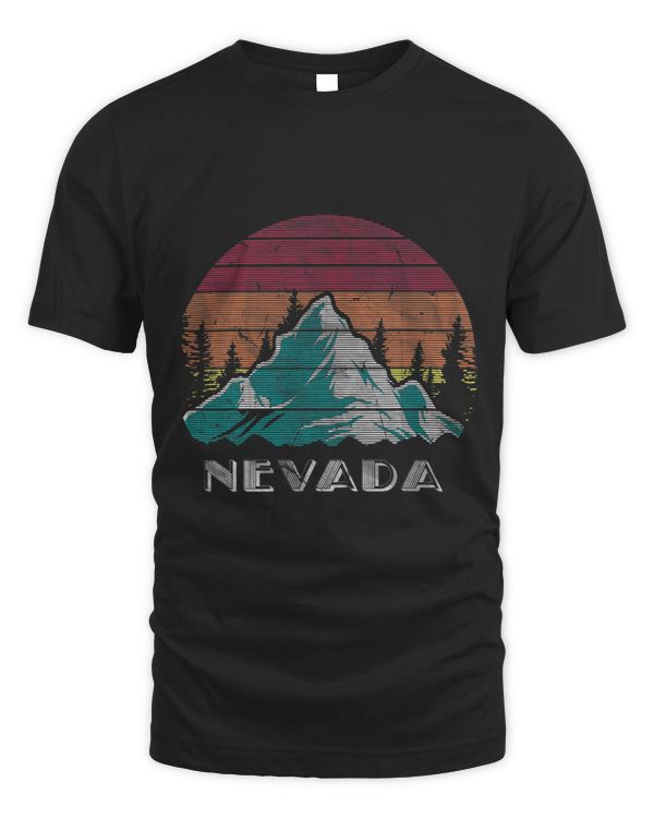 Nevada Tee NV State Mountains Vacation Lake Tahoe Las Vegas 29