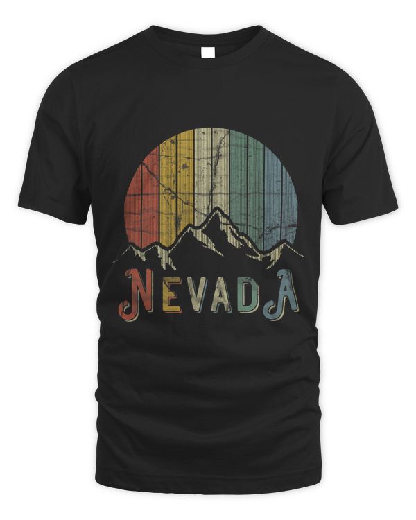 Nevada Tee NV State Mountains Vacation Lake Tahoe Las Vegas 3