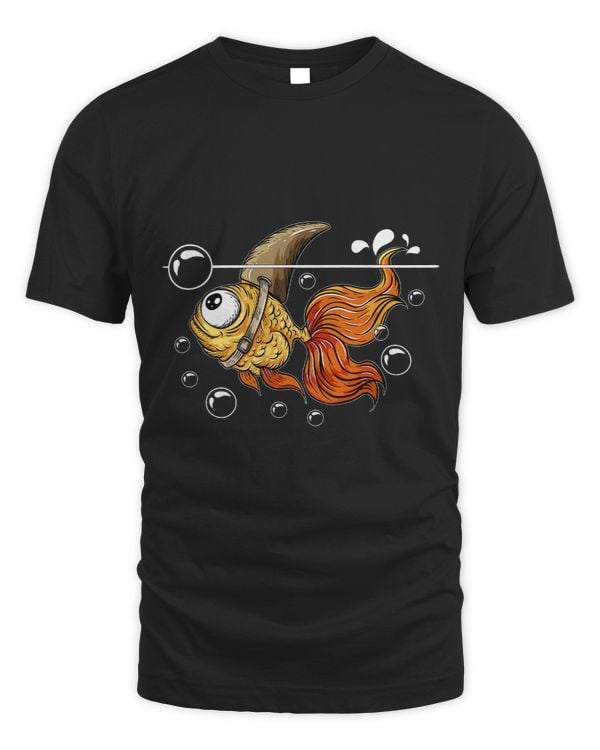 Fish With False Dorsal Fin Fish Costume Air Bubbles