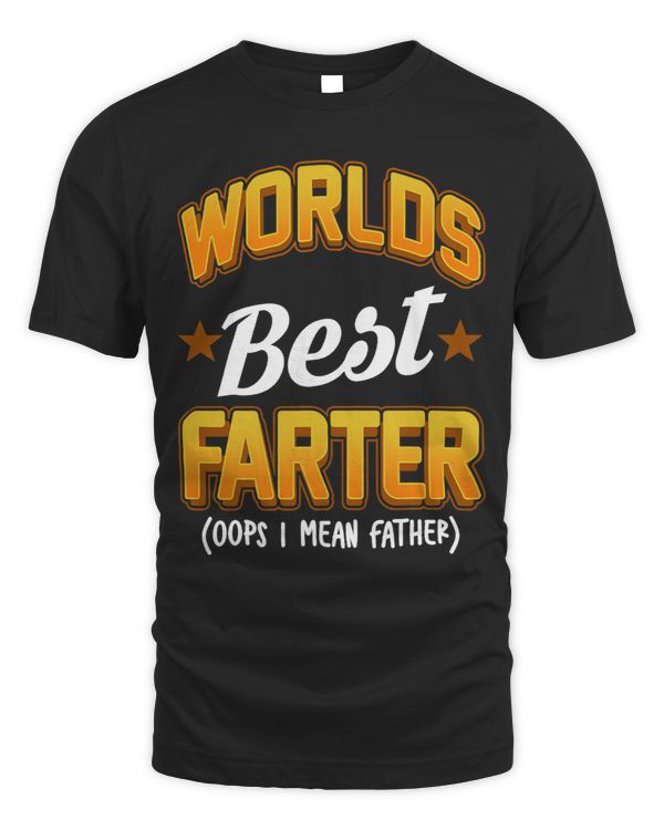 Funny Fathers Day Shirt Best My Dad Farter Graphic Plus Size