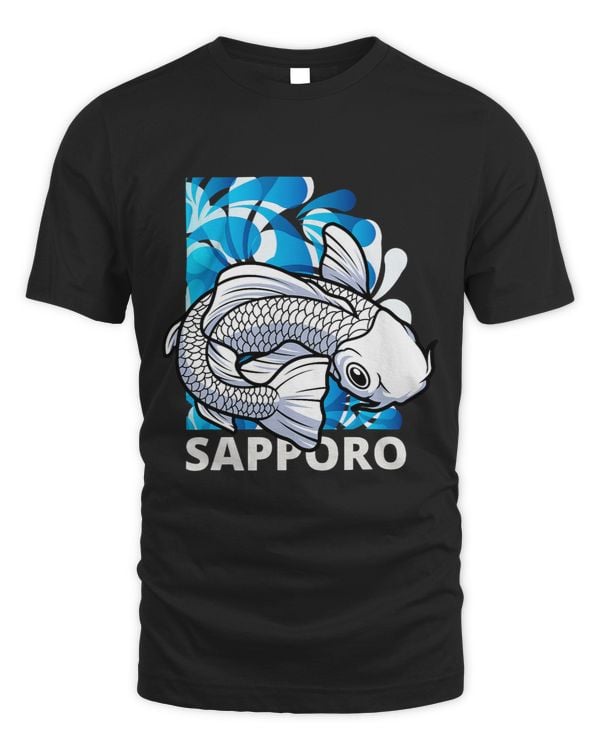 Sapporo Japan White Koi Fish Japanese Nishikigoi Zen Pond