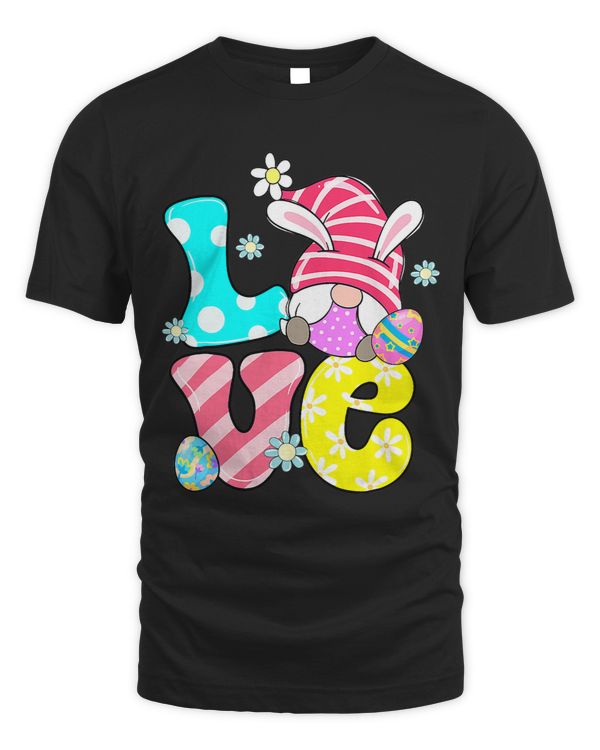 Love Bunny Gnome Rabbit Eggs Hunting Happy Easter Day 2