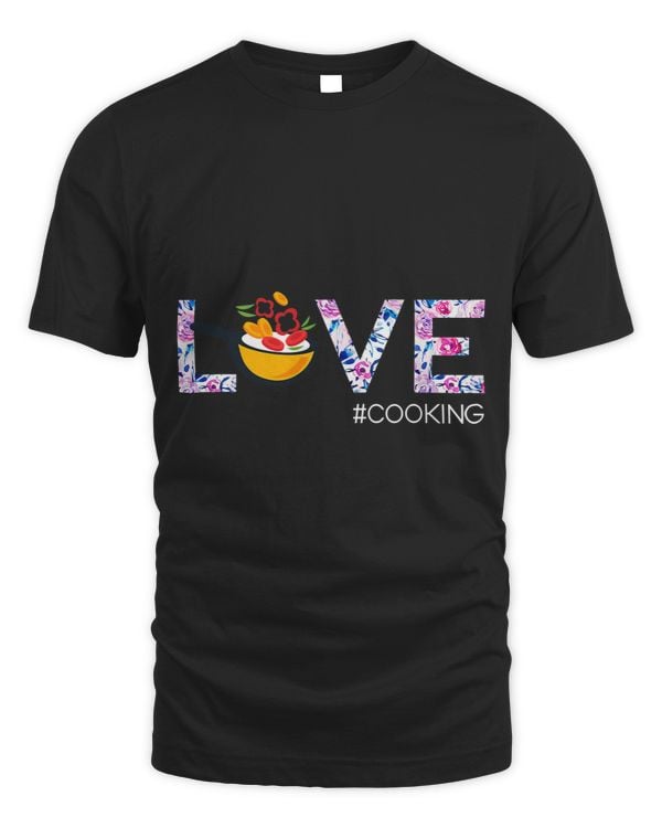 Love Cooking Floral Chef Cook Kitchen Addict