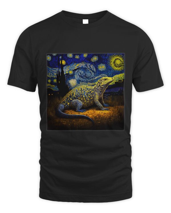 Surrealism Starry Night Savannah Monitor