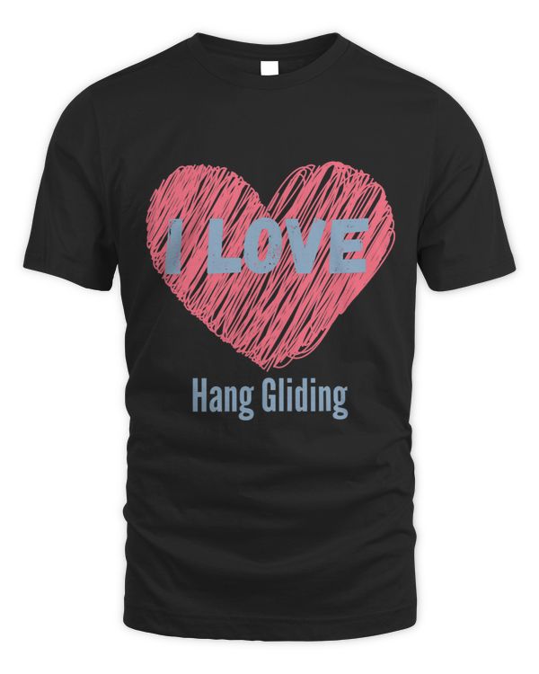 I love hanggliding heart image hobby or hobbyist