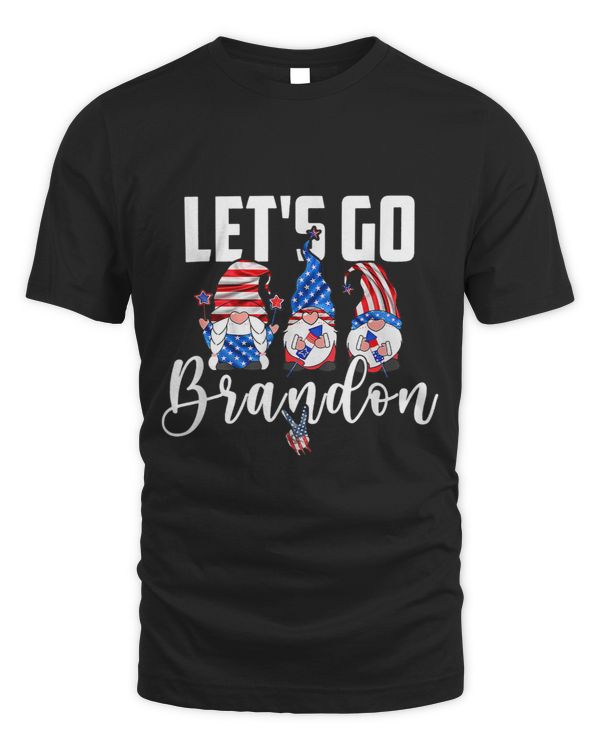 Funny Gnome Lets Go Brandon flag sunglasses