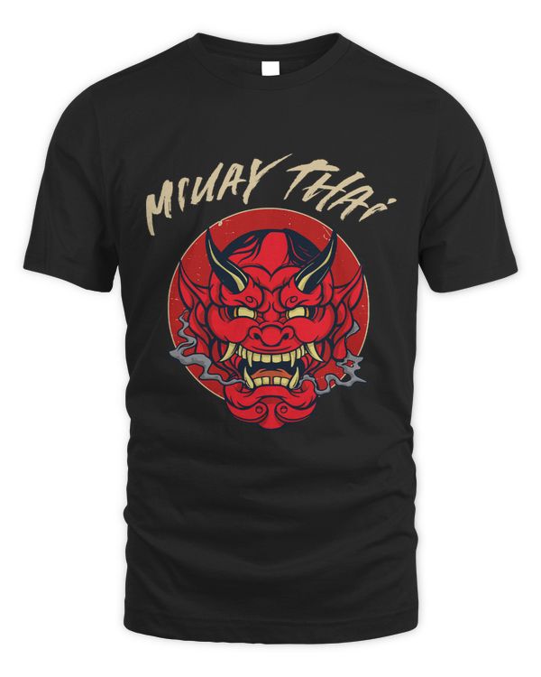 Muay Thai Art Oni Demon Hannya Mask