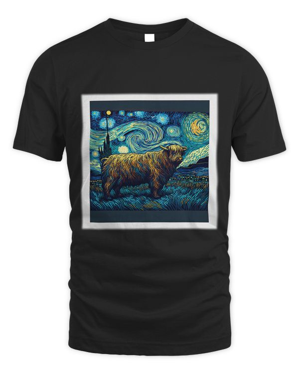 Surrealism Starry Night Yak
