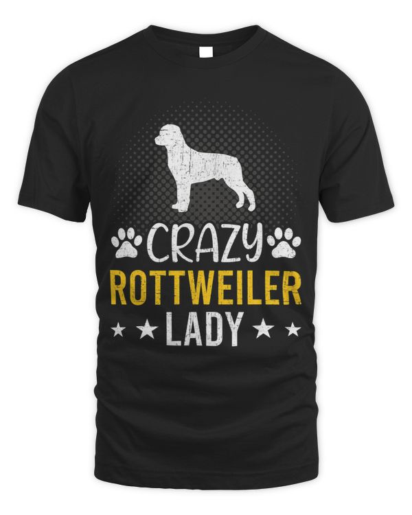 Crazy Rottweiler Lady Dog Lover