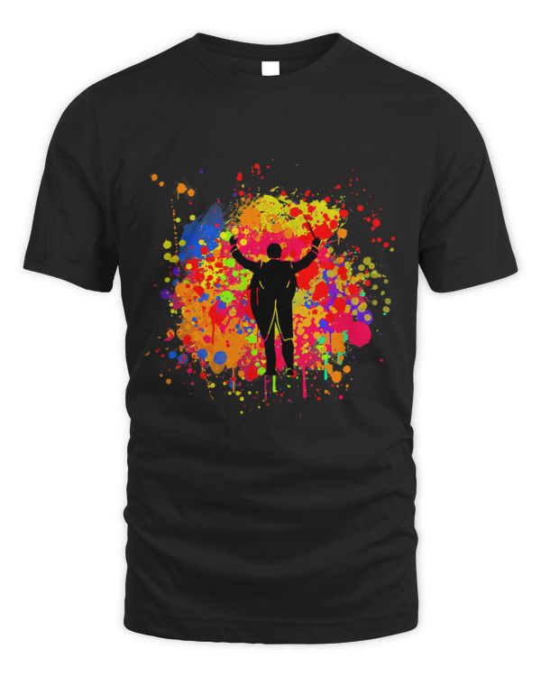 Big Conductors with splashes Colors for performing