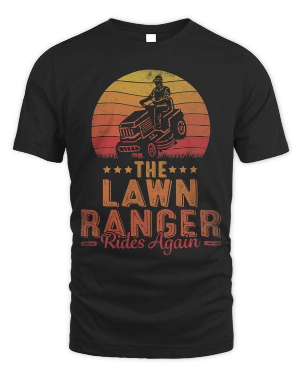 Lawn Mowing The Lawn Ranger Rides Again Funny Lawn Caretaker