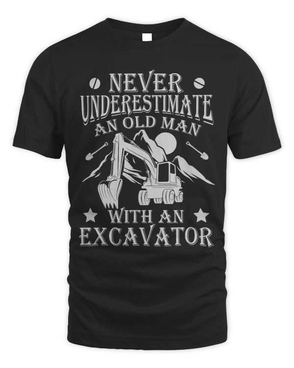 Never Underestimate An Old Man With An Excavator