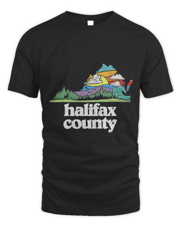Halifax County Virginia Outdoors Nature Lover Retro 80s