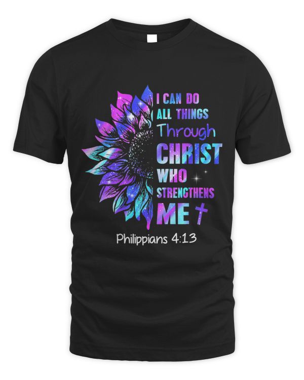 Best Do All Things Through Christs Strengthen Sunflower