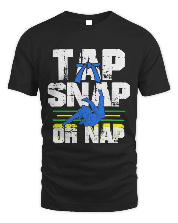 Tap Snap Or Nap Jiu Jitsu Funny Brazilian BJJ Gift