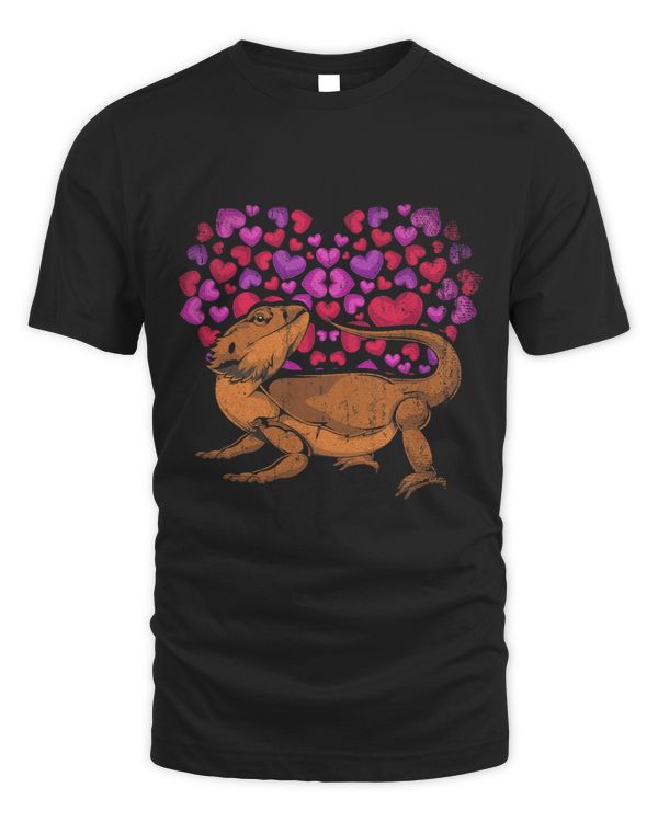 Bearded Dragon Lover Heart Lizard Pet Reptile Bearded Dragon