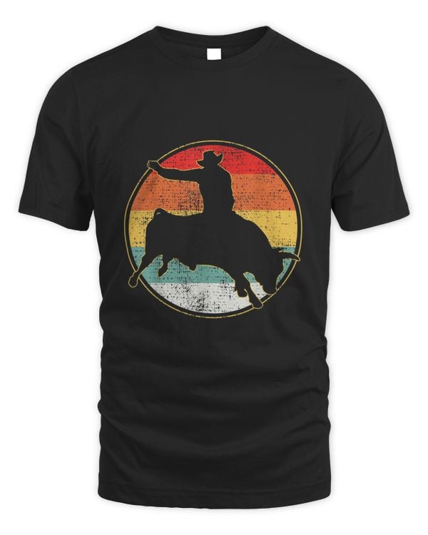 Bull Riding Cowboy