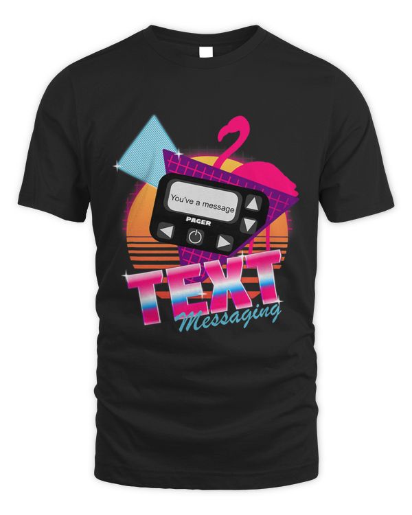 Nostalgic 90s Pager Text SMS Messaging Vaporwave Aesthetics