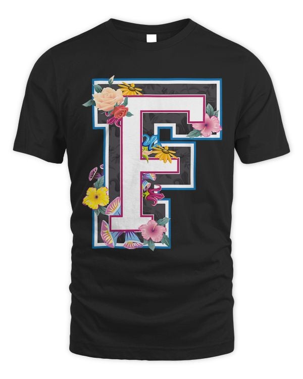 Letter F in varsity style