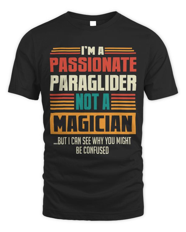 Paragliding Passion Funny Quote Retro Vintage