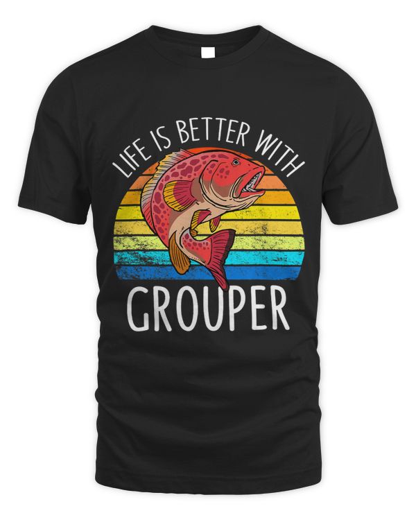 Retro Life Is Better With Grouper Animals Aquarium Lovers