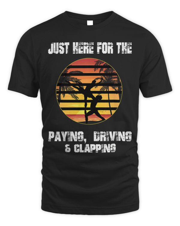Mens just here for the paying driving clapping Ballet dad