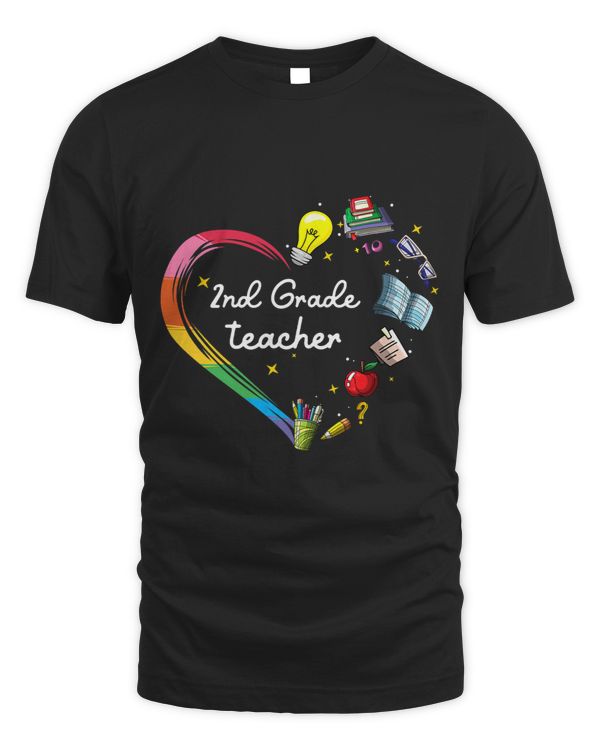 Heart 2nd Grade Teacher Life Back To School Teachers Day