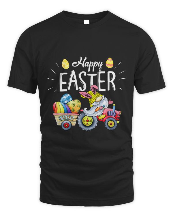 Happy Easter Spring Bunny Gnome Eggs Hunting Funny