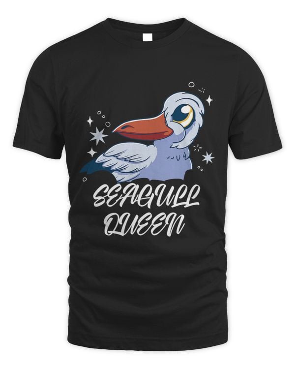 Seagull Queen Seabird Orange Beak Harbour Albatros Gull