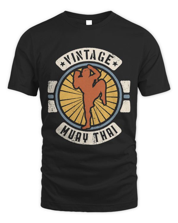 Muay Thai Vintage Classic Retro 60s 70s Sports Lover