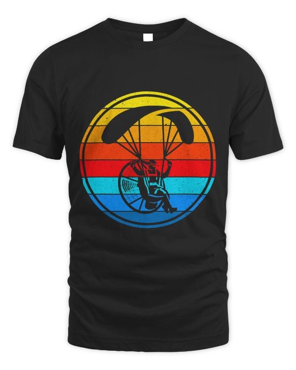 Retro Powered Paragliding Mountains Paramotoring Paragliders