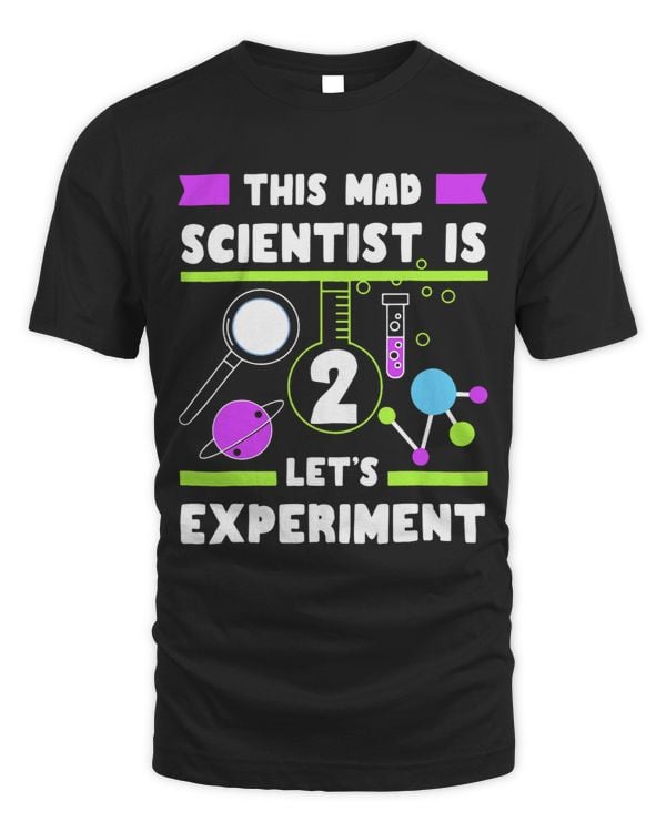 Kids This Mad Scientist Is 2 Funny 2nd Birthday Science
