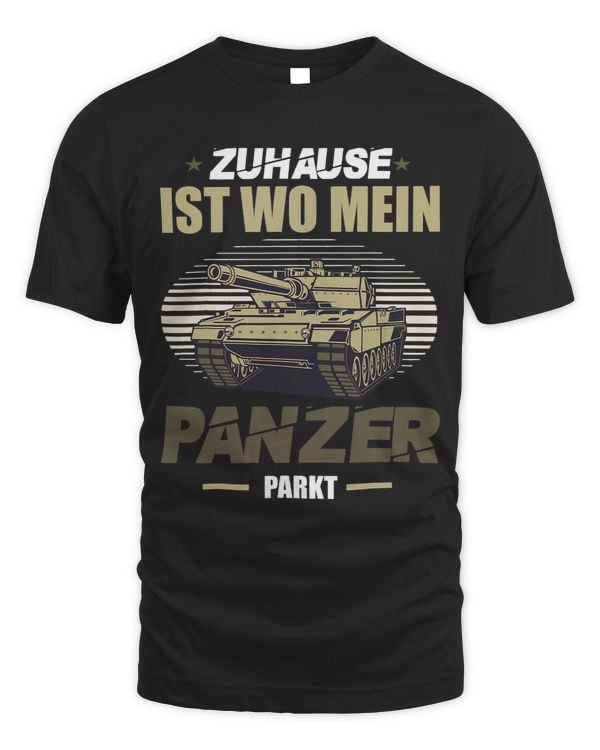 Mens Panzer Soldier Zuhause ist wo mein Panzer parkt