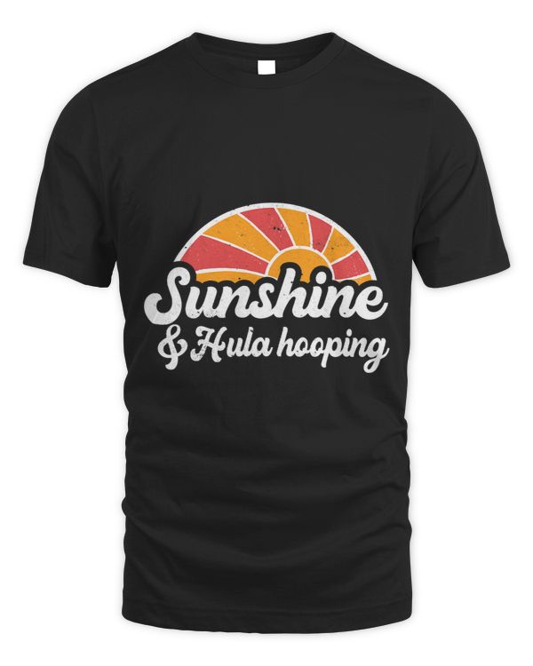 Sunshine and Hula hooping men women sunset appreciation