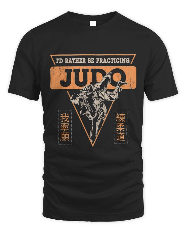 Id Rather Be Practicing Judo Design For Karate Fan