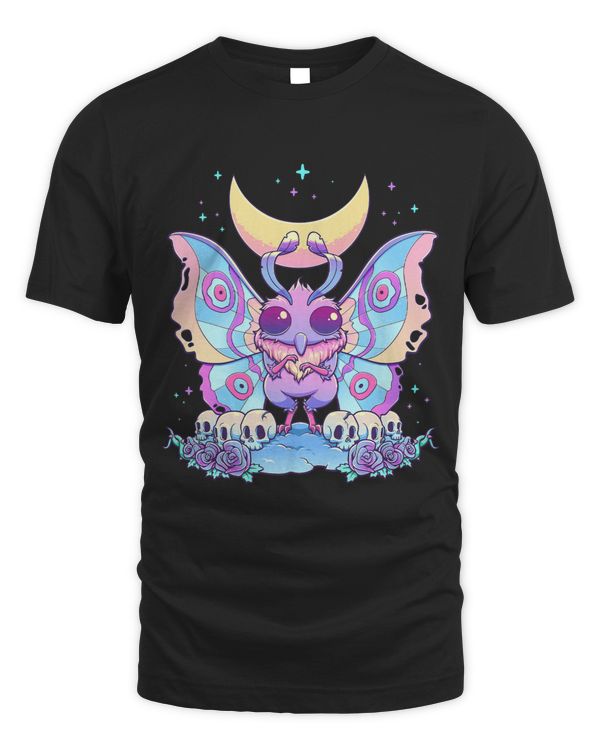 Pastel Goth Cute Creepy Mothman Monster Kawaii Occult Wiccan