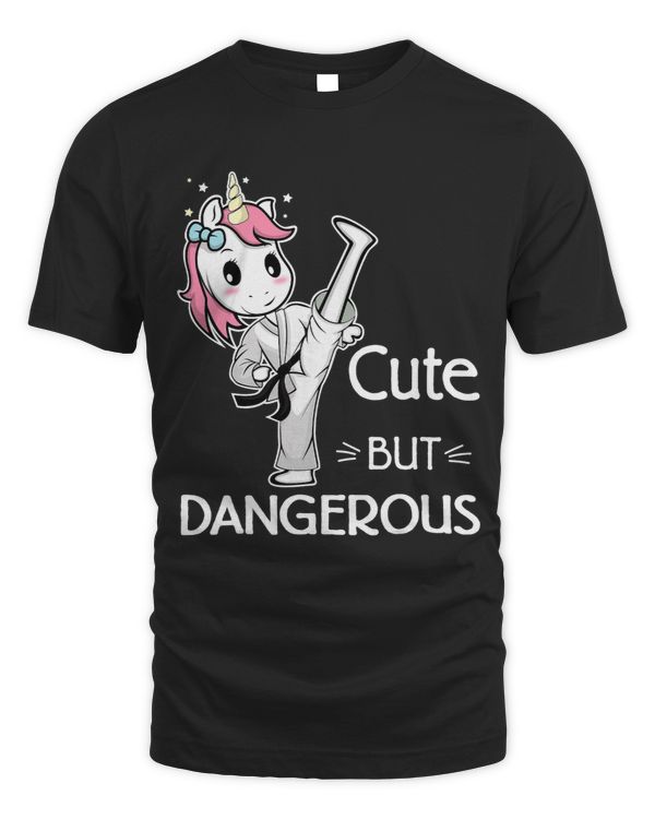Cute but Dangerous Karate Taekwondo Unicorn Karate Girl