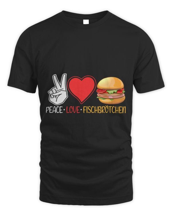 Peace Love Fish Buns North German Anchor Latte German