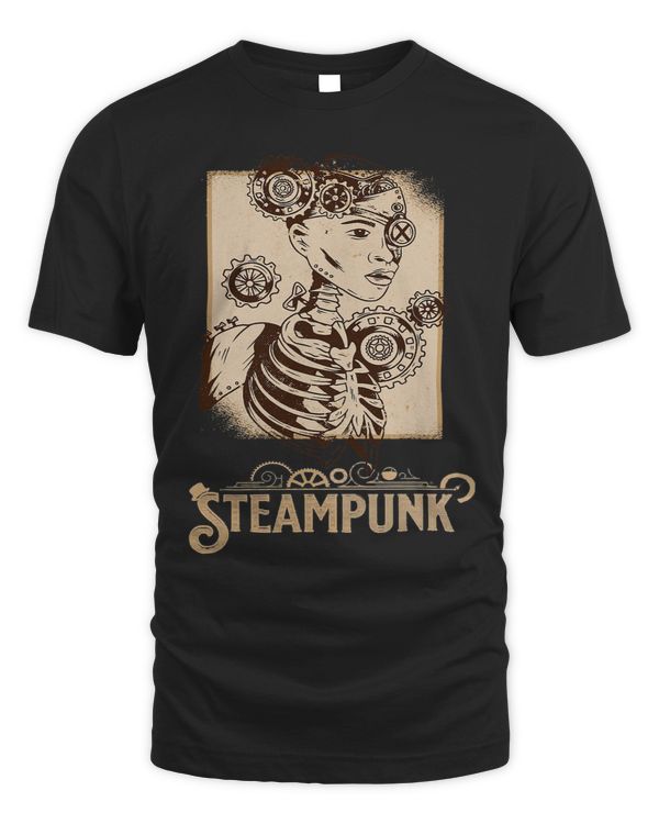 Steampunk horror vintage machines. Tarot retro 3
