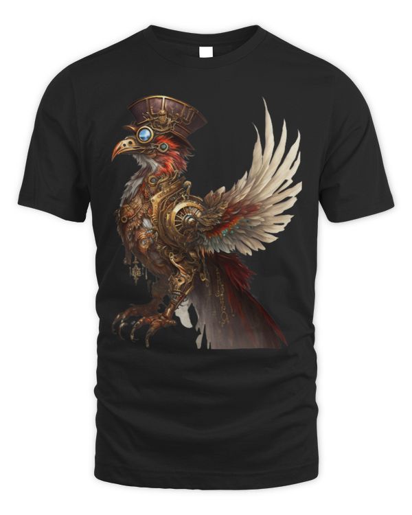 Steampunk Phoenix Rising Resurrection Rebirth New Beginning