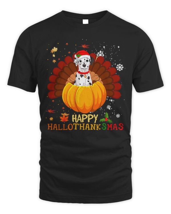 Dalmatian Happy Hallothanksmas Dalmatian Halloween Xmas Dalmatians Dog