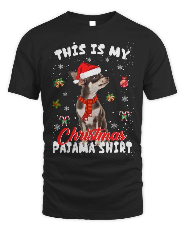 Chihuahuas This Is My Christmas Pajama Cute Chihuahua Xmas 261 Chihuahua Dog