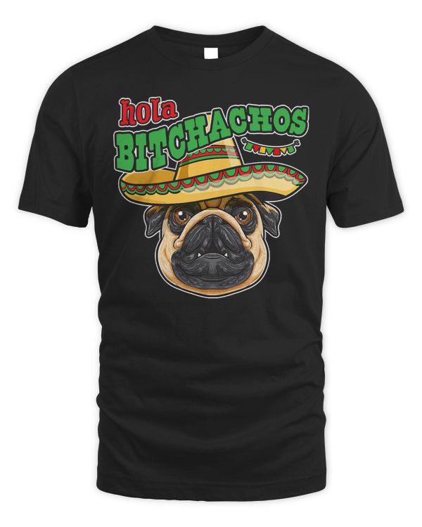 Pug Lover Cinco De Mayo Mexican Sombrero Dog 237 Pugs Dog