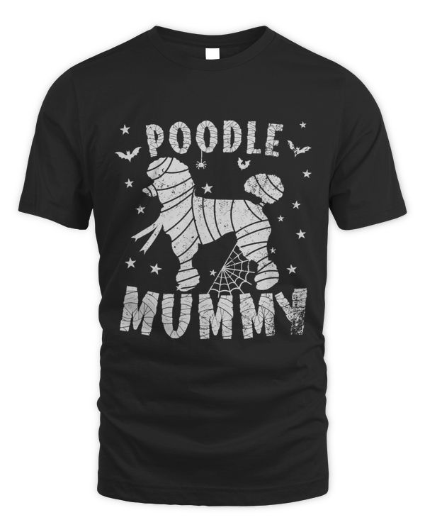 Poodles Mummy Halloween 313 Poodle dog