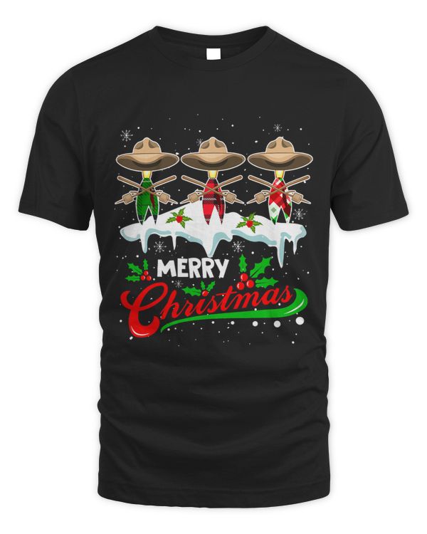 Merry Christmas Santa Reindeer Elf Scouting Tools Lover