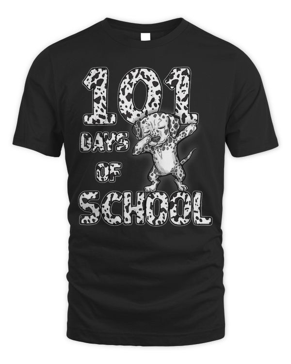Funny Funny Dalmatian 101 Days School Dabbing Dalmatian 100 days Teacher 113 Dalmatian Lover Dalmatians Dog