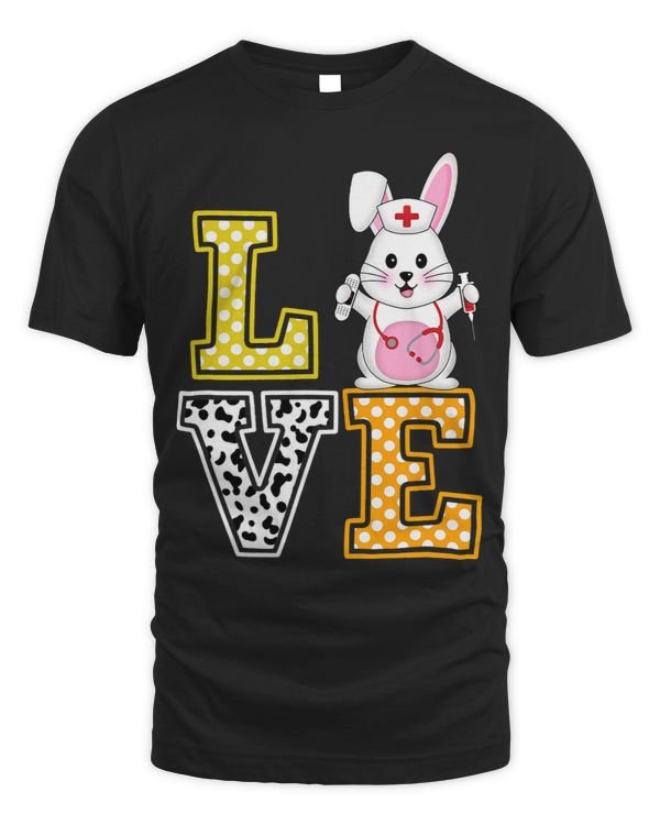 Dalmatian Love Easter Bunny Nurse Stethoscope Dalmatian RN LPN LVN Dalmatians Dog