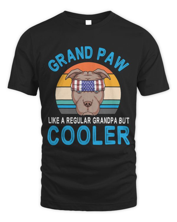Bully Dog Papa Grand Paw Like A Regular Grandpa But Cooler Pitbull Dog